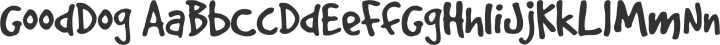 GoodDog Regular free font