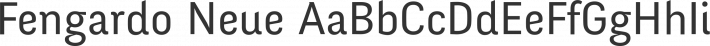 Fengardo Neue font family by Akalollip