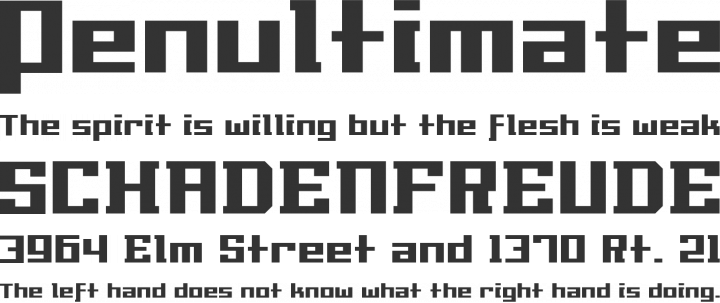 coffee service regular font