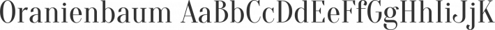 Oranienbaum font family by Jovanny Lemonad