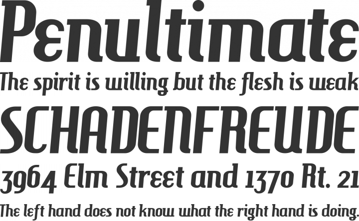 HamburgerHeaven Font Phrases