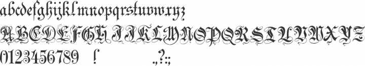 Zenda Font Specimen
