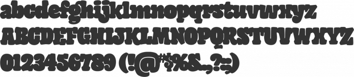 Giant Head OT Font Specimen