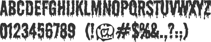 Shlop Font Specimen