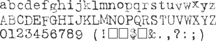 Harting Font Specimen