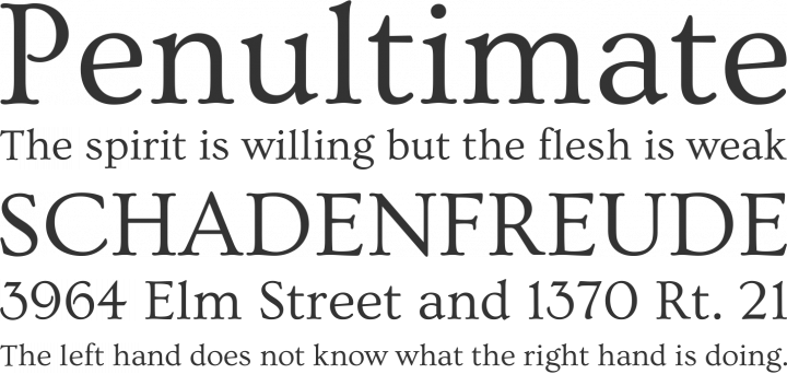 Ovo Font Phrases