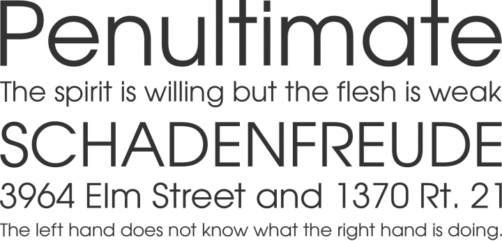 TeX Gyre Adventor Font Phrases