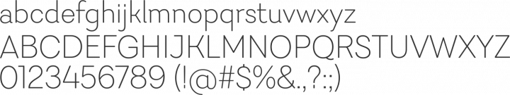 Javiera Font Specimen