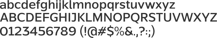 Global Font Specimen