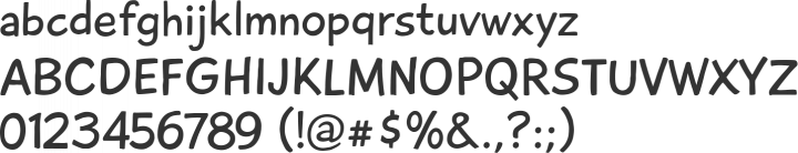 Playtime With Hot Toddies Font Specimen