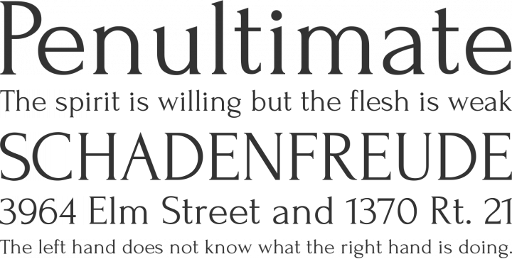 Forum Font Phrases