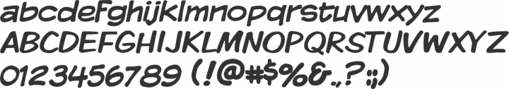 Komika Display Font Specimen