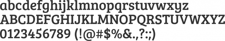 Bree Serif Font Specimen