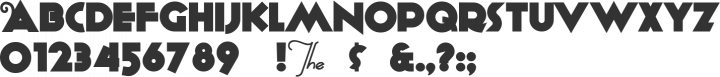Anagram Font Specimen
