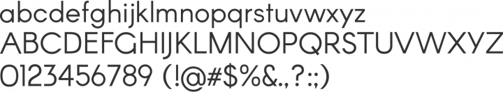 Arcon Font Specimen