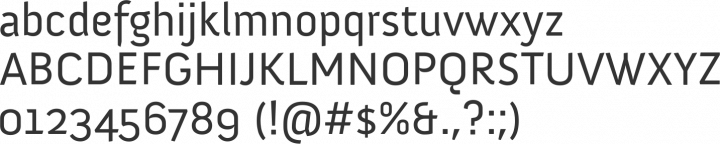 Anivers Font Specimen