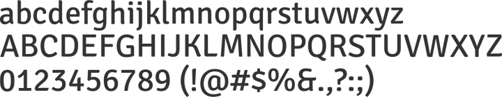Signika Font Specimen