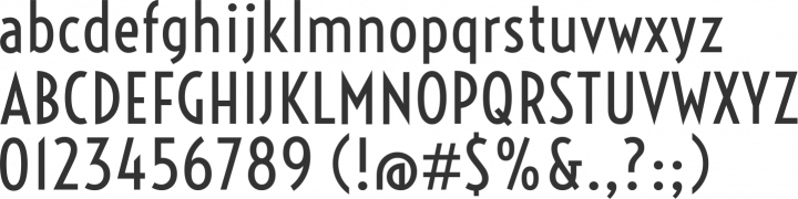Voltaire Font Specimen