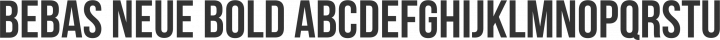 Bebas Neue Bold free font