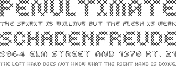 Costura Font Phrases