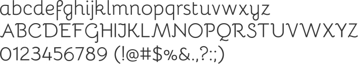 Bellota Font Specimen