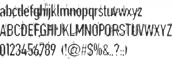 Astonished Font Specimen