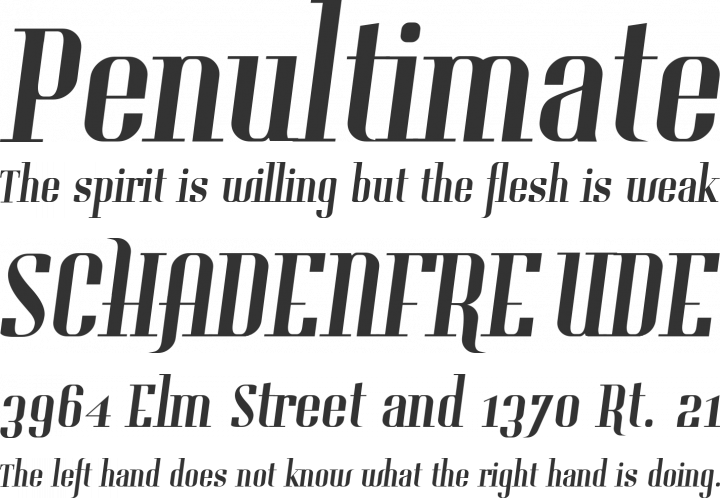 Gladifilthefte Font Phrases
