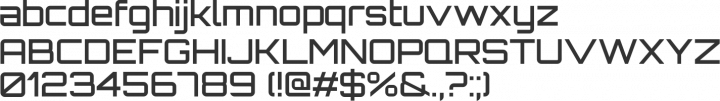 Orbitron Font Specimen