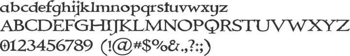 Immortal Font Specimen