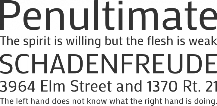 Mako Font Phrases
