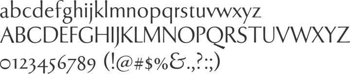 Tenderness Font Specimen