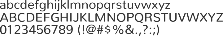 Nunito Font Specimen