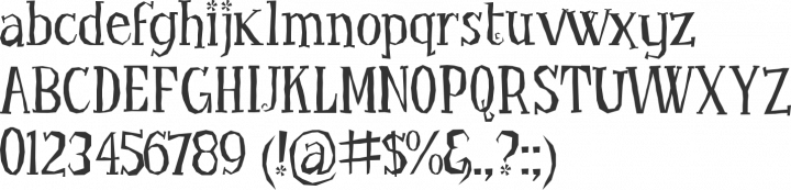 Little Trouble Girl Font Specimen