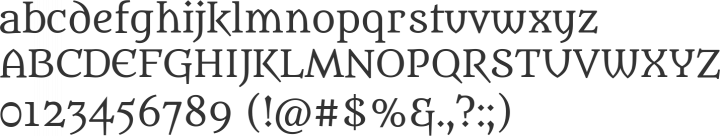 Metamorphous Font Specimen