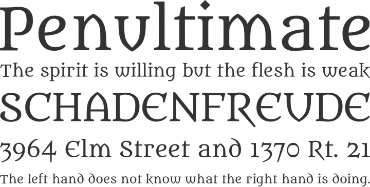 Metamorphous Font Phrases