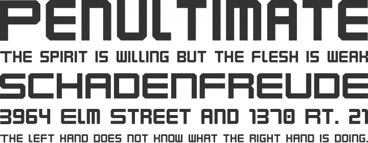 Karnivore Font Phrases