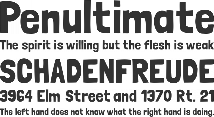 Londrina Font Phrases