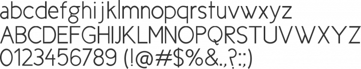 New Cicle Font Specimen