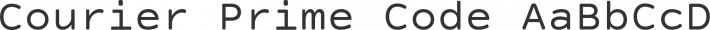 Courier Prime Code font family by Quote-Unquote Apps