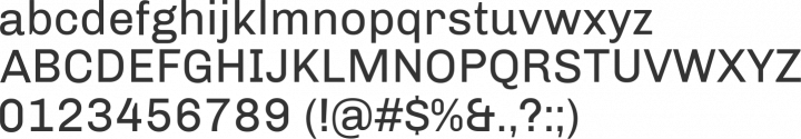 Chivo Font Specimen