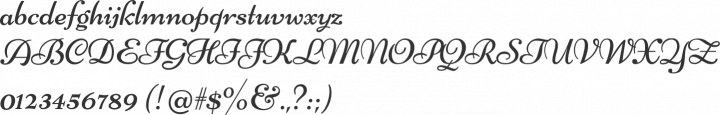 Niconne Font Specimen