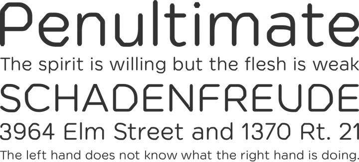 Meccanica Font Phrases