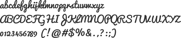 Pacifico Font Specimen