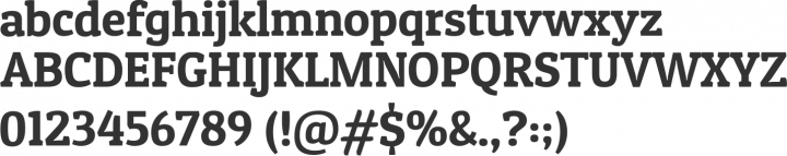 Patua One Font Specimen