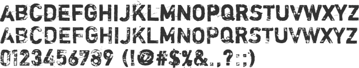Shortcut Font Specimen