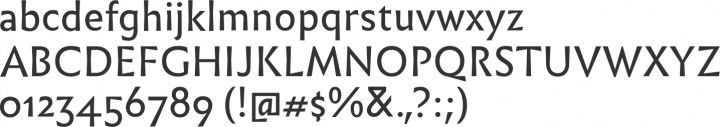 Infini Font Specimen