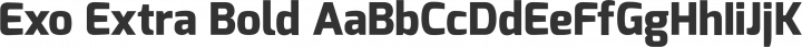 Exo Extra Bold free font