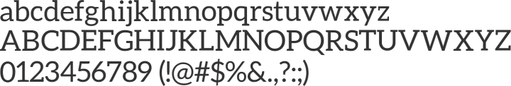 Aleo Font Specimen