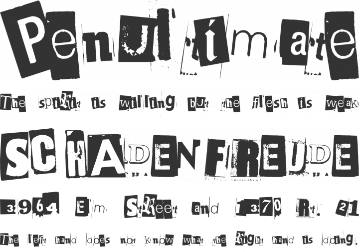 BlackCasper Font Phrases