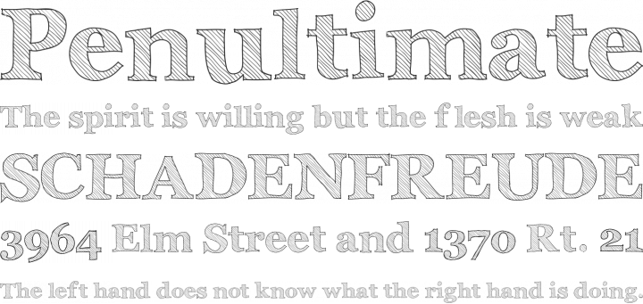 Archistico Font Phrases